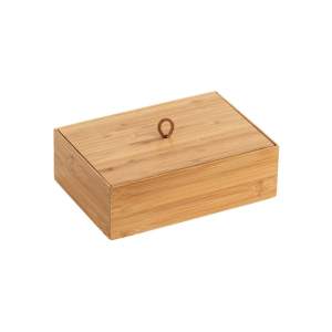 Bambusový box s víkem Wenko Terra, šířka 22 cm