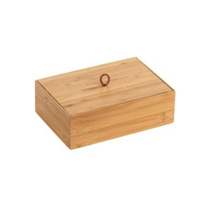 Bambusový box s víkem Wenko Terra, šířka 22 cm