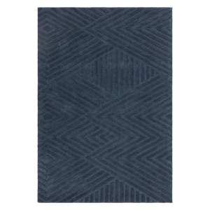 Tmavě modrý vlněný koberec 160×230 cm Hague – Asiatic Carpets