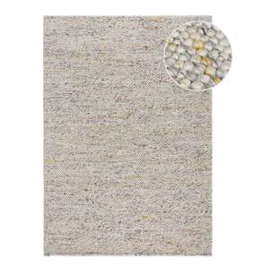 Krémový ručně tkaný koberec s příměsí vlny 160×230 cm Minerals – Flair Rugs