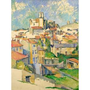 Obraz – reprodukce 30×40 cm Gardanne, Paul Cézanne – Fedkolor