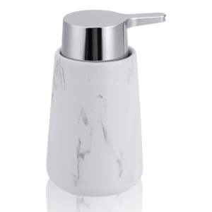 Bílý keramický dávkovač mýdla 200 ml Marble – Tomasucci