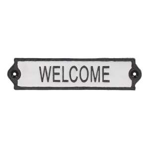 Litinová cedule 21×5 cm Welcome – Esschert Design