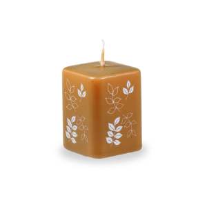 Oranžová svíčka Unipar Pure Beauty, doba hoření 12 h