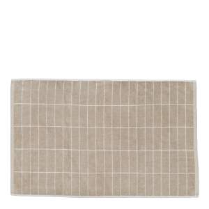 Béžová koupelnová předložka 50×80 cm Tile Stone – Mette Ditmer Denmark