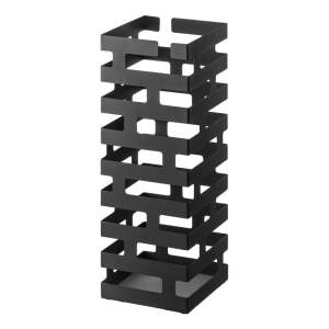Černý stojan na deštníky YAMAZAKI Brick