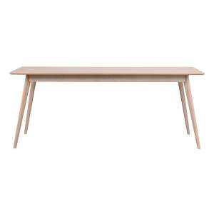 Rozkládací jídelní stůl s deskou v dubovém dekoru 190×90 cm Yumi – Rowico