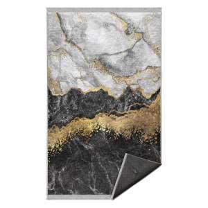 Černo-bílý pratelný koberec 160×230 cm – Mila Home
