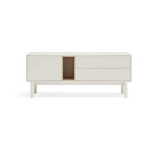 Bílý TV stolek 140x56x40 cm Corvo – Teulat