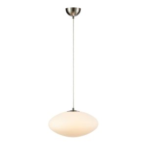 Bílé závěsné svítidlo se skleněným stínidlem ø 38 cm Locus – Markslöjd