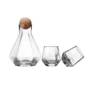 Set 2 sklenic na whiskey a karafy 1.28 l Jaxon – Ladelle