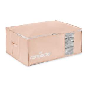 Vakuový plastový úložný box na oblečení 65x45x27 cm Pink Edition – Compactor