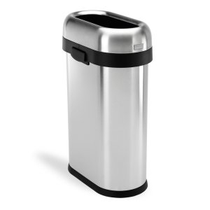 Odpadkový koš z nerezové oceli 50 l – simplehuman