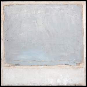 Ručně malovaný obraz 100×100 cm Blue Inside – Malerifabrikken