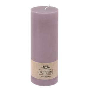 Fialová svíčka Eco candles by Ego dekor Friendly, doba hoření 60 h