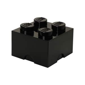 Černý úložný box čtverec LEGO®