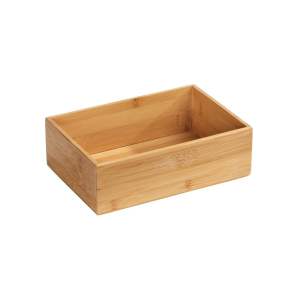 Bambusová úložná přihrádka Wenko Terra, šířka 22 cm