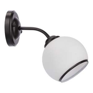 Černo-bílé nástěnné svítidlo Marinen – Candellux Lighting