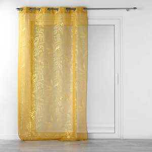 Žlutá voálová záclona 140×280 cm Belflor – douceur d’intérieur