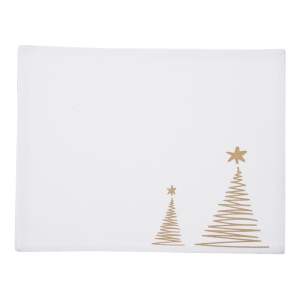 Bavlněné prostírání s vánočním motivem 25×35 cm Stromek – Orion