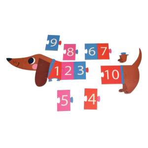 Puzzle (počet dílků 16) Sausage Dog – Rex London