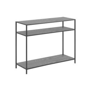 Černý konzolový stolek 100×35 cm Seaford – Actona
