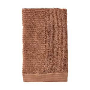 Oranžovohnědý bavlněný ručník 50×100 cm Terracotta – Zone