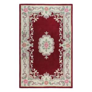 Červený vlněný koberec Flair Rugs Aubusson, 120 x 180 cm