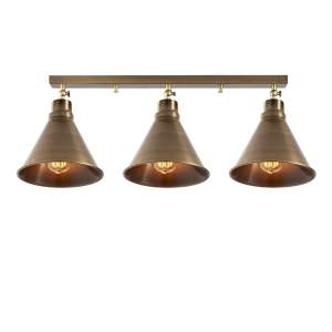 Stropní svítidlo v bronzové barvě s kovovým stínidlem ø 20 cm Berceste – Opviq lights