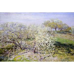 Reprodukce obrazu Claude Monet – Spring, 90 x 60 cm