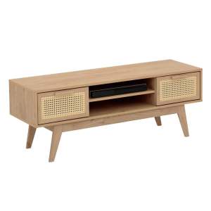 TV stolek v dekoru dubu v přírodní barvě 128×47 cm Bridget – Støraa