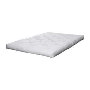 Bílá měkká futonová matrace 140×200 cm Sandwich – Karup Design