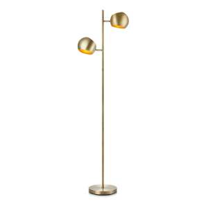 Stojací lampa ve zlaté barvě Edgar – Markslöjd