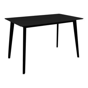 Jídelní stůl s černou deskou 70×120 cm Vojens – House Nordic