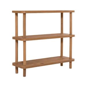 Knihovna v dekoru borovice v přírodní barvě 80×75 cm Step – Kalune Design