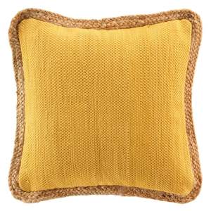 Dekorační polštář s příměsí juty 45×45 cm Akina – douceur d’intérieur