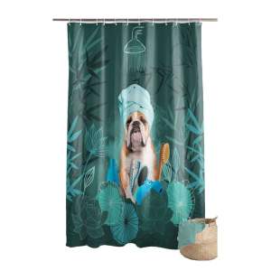Sprchový závěs 180×200 cm Doggy zen – douceur d’intérieur
