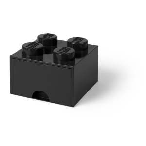 Černý úložný box čtverec LEGO®