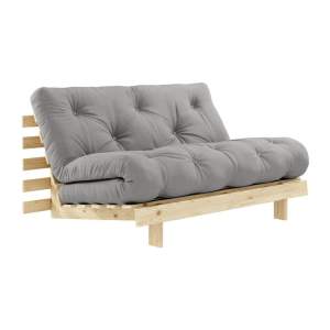 Šedá rozkládací pohovka 140 cm Roots – Karup Design