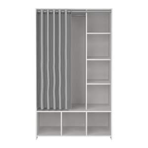 Bílo-šedá šatní skříň 105×180 cm Kit – Tvilum