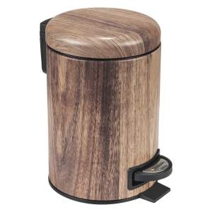 Pedálový ocelový odpadkový koš 3 l Acacia – Wenko