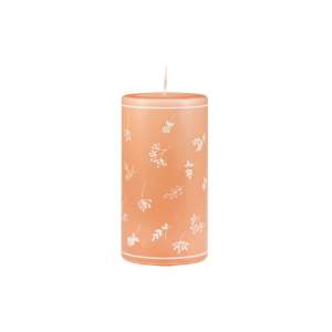 Oranžová svíčka Unipar Fleur, doba hoření 87 h