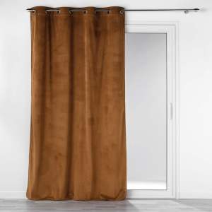 Hnědý manšestrový závěs 140×260 cm Casual – douceur d’intérieur