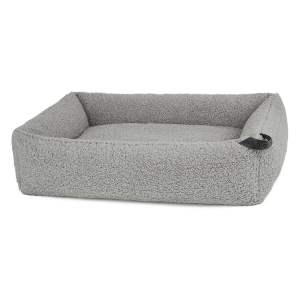 Šedý pelíšek pro psa z materiálu bouclé 71×91 cm Senso Pebble M – MiaCara
