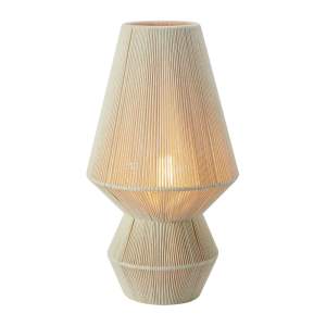 Stolní lampa v přírodní barvě s textilním stínidlem (výška 54 cm) Razzo – Markslöjd
