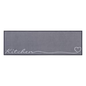 Šedý běhoun Zala Living Kitchen, 50 x 150 cm
