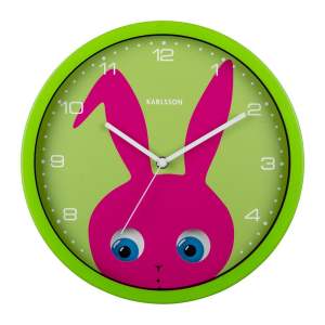 Dětské hodiny ø 31 cm Peekaboo Bunny – Karlsson