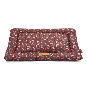 Hnědý cestovní pelíšek pro psa 45×60 cm Outdoor Chill Pad Mocha S – P.L.A.Y.