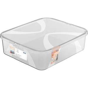 Plastový úložný box s víkem 12 l Lona – Rotho