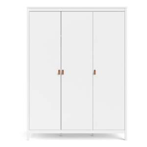 Bílá šatní skříň 150×199 cm Madrid – Tvilum